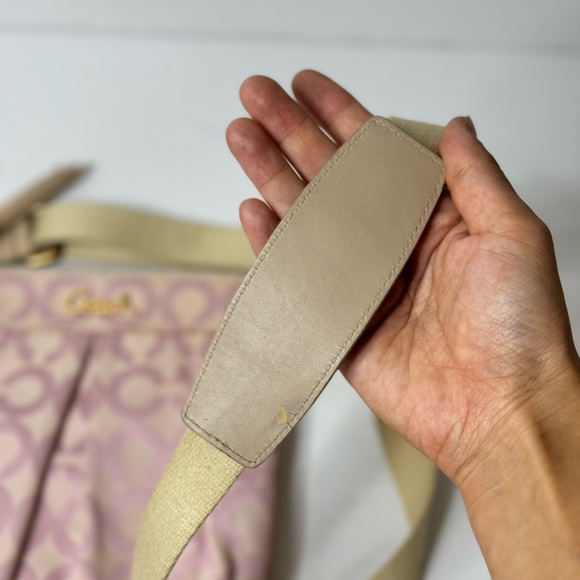 Coach Parker Op Art Swingpack Crossbody Shoulder Bag RS/Pink Rose Gold 42531 - Picture 4 of 12